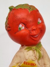 Pupazzo gomma CIRIO Pubblicitario Ledra h18cm Squeaky fischietto 1°tipo-XXX