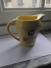 Caraffa White Horse In Ceramica Da Collezioni Whisky Water Jug brocca inglese