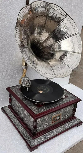 Antico grammofono hmv - antico,