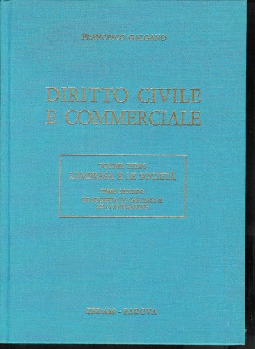 Diritto civile commerciale - diritto, e