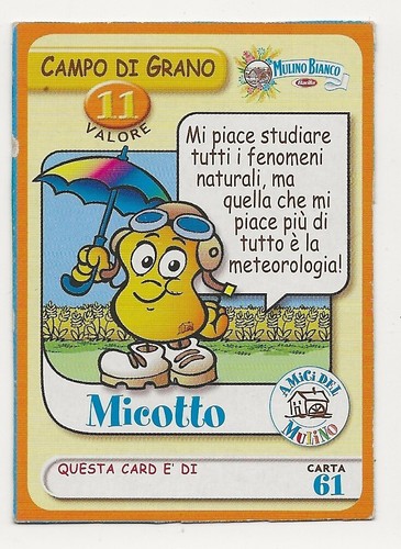 Card amici del - card, mulino