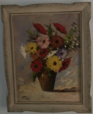 Livorno olio su tavola 20x25 di Pieri Francesco Maria firmato