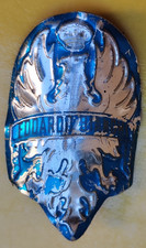 RARO DISTINTIVO TESTA VINTAGE EDOARDO BIANCHI FOGLIO ALLUMINIO FRGGIO BICI VINTAGE