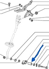 1x DISTANZIALE LEVA CAMBIO FIAT DUCATO MK1 TALENTO DA 1990 ORIGINALE 7673796