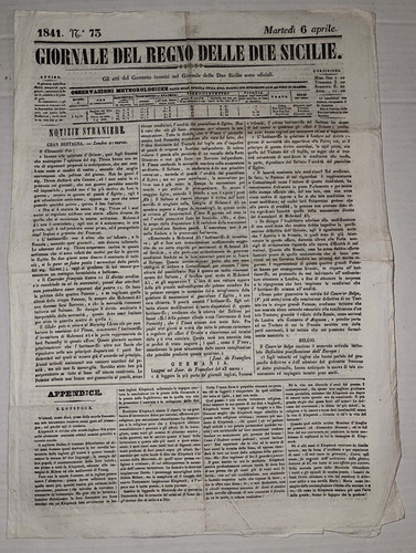 Giornale del regno delle due - regno,