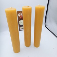 Candela a cero con cera d'api 5cm alta 30cm 1.7kg serie 3 candele