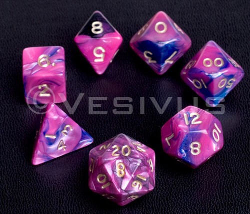 Dadi rosa neon tossico - rosa,