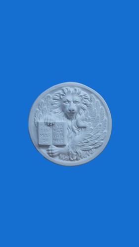 Bassorilievo gesso leone - in, -leone