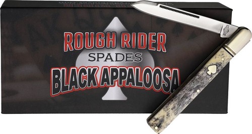 Coltello rough ryder - rough, black