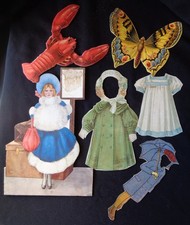 Bambola carta ritagli - di,