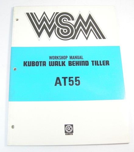 Kubota at55 walk behind tiller - kubota,