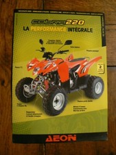 Brochure prospectus  moto 