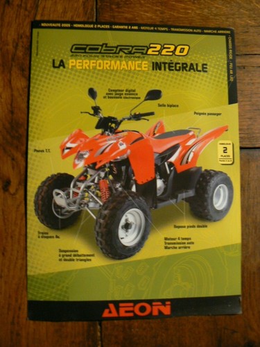 Brochure prospectus moto - ,