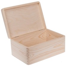 Cassapanca in legno decoupage