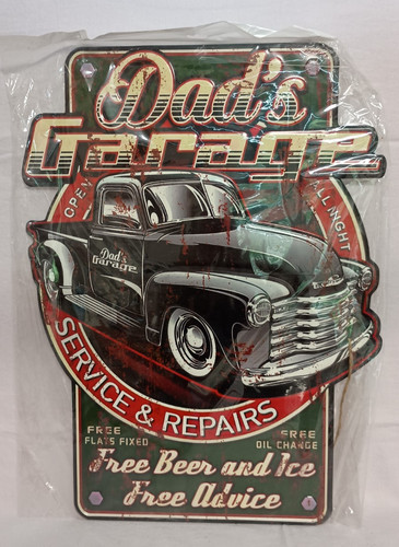 Targa latta dad garage - in, dad's