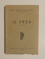 Il 1924. Scritti e discorsi di