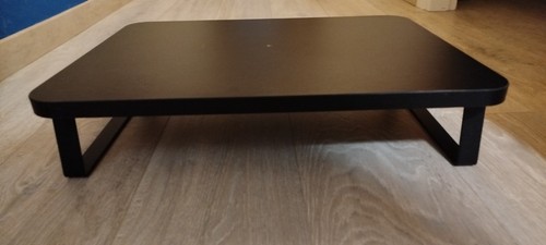 Alzatina nera legno - alzatina, e