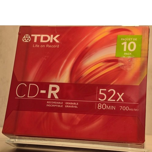 Tdk 52x 80min 700mb - 52x,