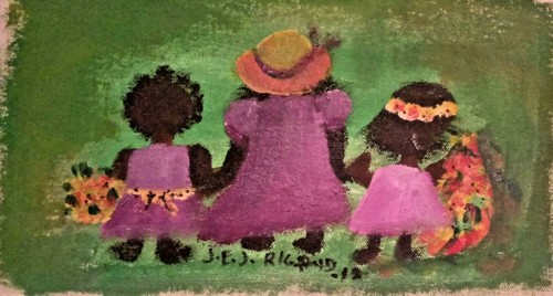 Piccolo quadro bijoux folkart - piccolo,