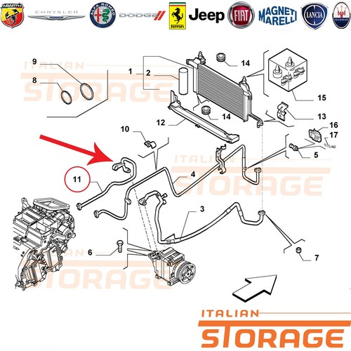 Fiat stilo 16v tubo aria - fiat,