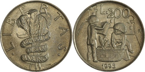 San marino 200 lire - san,