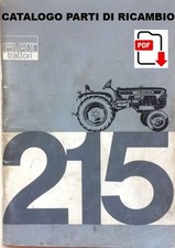 Catalogo parti di ricambio in italiano trattore Fiat 215