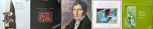 5lp lot classical clarinet - classical,