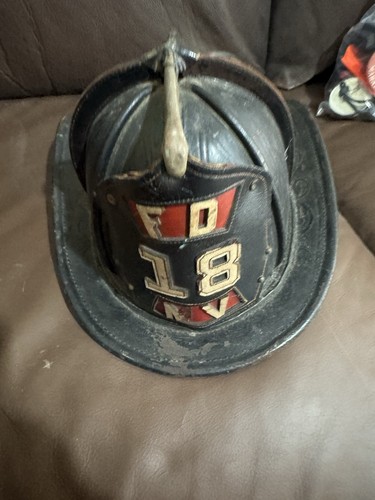 Casco antincendio vintage