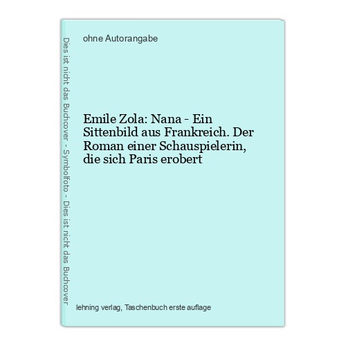 Emile zola nana ein - nana,