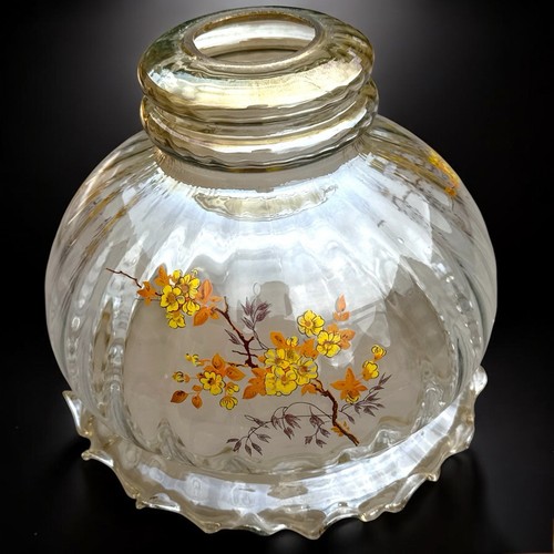 Abat jour verre décor - en,