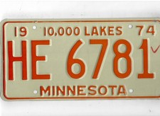 MINNESOTA passenger 1974