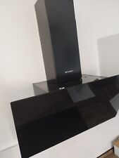 Faber Cappa Cucina Aspirante a Parete 80 cm Vetro Nero 330.0529.666 TWEET