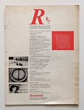 R6/7 Rondanini mensile d'arte 1976 Notiziario Luigi Ghirri Lucio Del Pezzo