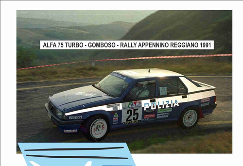 Alfa romeo turbo rally - 1/43,
