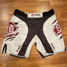 ATAMA Fight Gear BJJ Jiu-Jitsu MMA Boxe Allenamento Uomo Pantaloncini Large 35-36