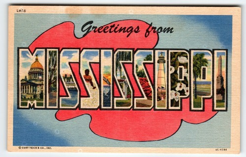 Saluti dal mississippi grande - mississippi,