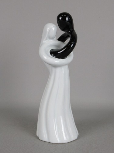 Statua ceramica smaltata