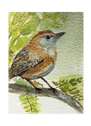 Painting aceo art card - painting,