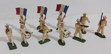 60861 Cs17 SOLDATINI Plastica - Lotto 10 Marinai Francesi