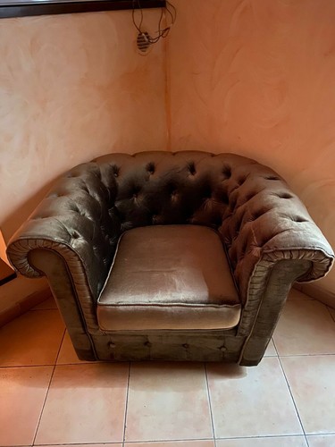 Poltrona chester velluto - ,