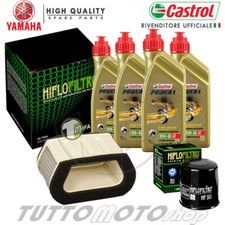 Tagliando YAMAHA YZF-R1 1000 1998 1999 2000 2001 / Kit Olio Castrol 10W40 Filtri