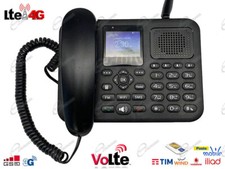 Telefono Fisso 4G LTE Hotspot Wi-F Bluetooth per SIM Menù Italiano Tasti Grandi