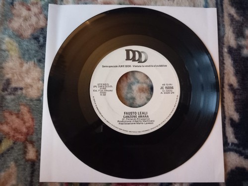 Vinile giri canzone - lp, 7"