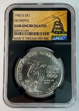 1983 S NGC GEMMA ARGENTO NON