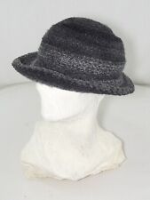 Cappello Donna Grigio Taglia Unica In Feltro Di Lana Cloche Invernale Berretto