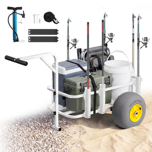 Carrello pesca spiaggia - carrello,