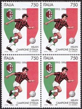 Quartina di francobolli nuovi