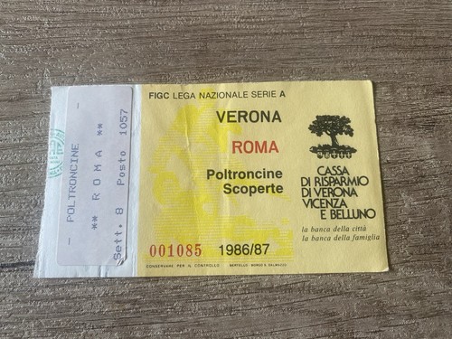Verona roma biglietto - verona-roma, biglietto/ticket