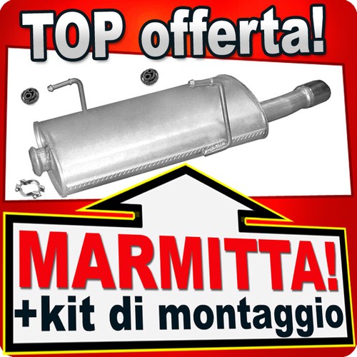 Silenziatore posteriore per - silenziatore,