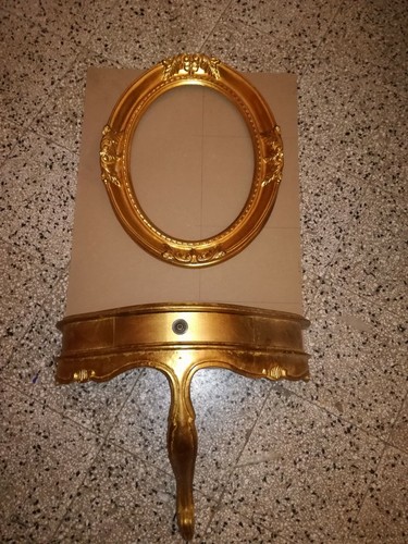 Mensola legno con cassetto - mensola,